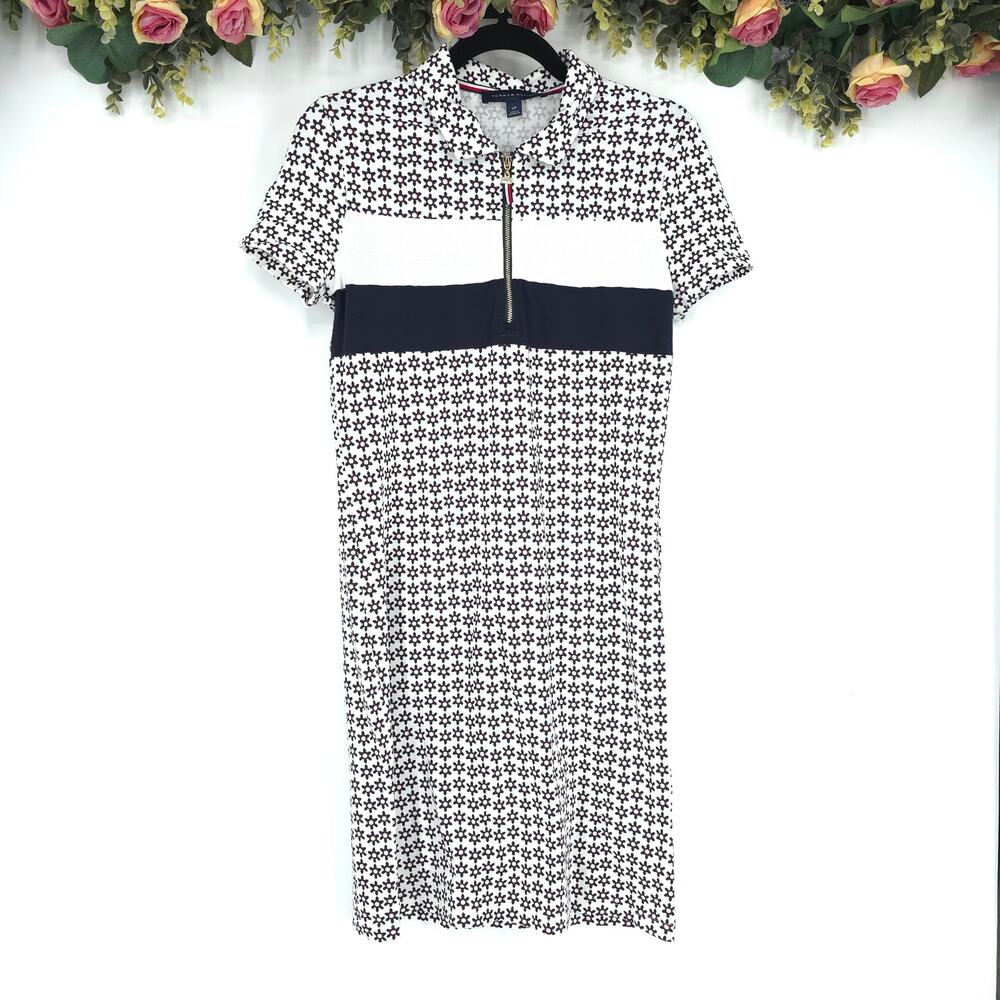Tommy Hilfiger Floral Printed Polo Dress Size Small